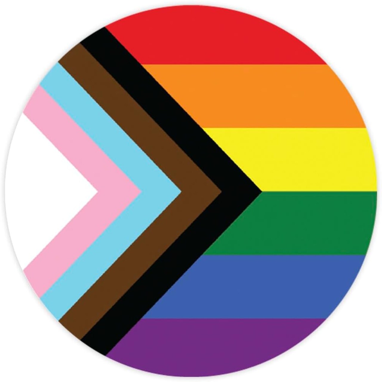 40PCS Gay Pride Stickers – LGBTQ+ Progress Flag Bulk Stickers for Pride Month & Party